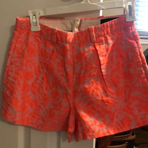 High waisted jcrew coral shorts - Picture 2 of 3